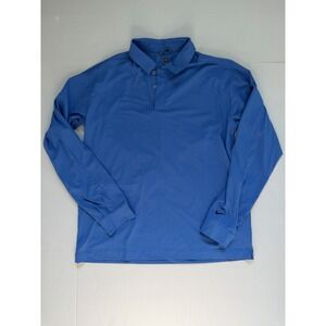 Nike Men's Dri-Fit UV Polo Shirt Long Sleeve Medium Weight Golf Sz Large